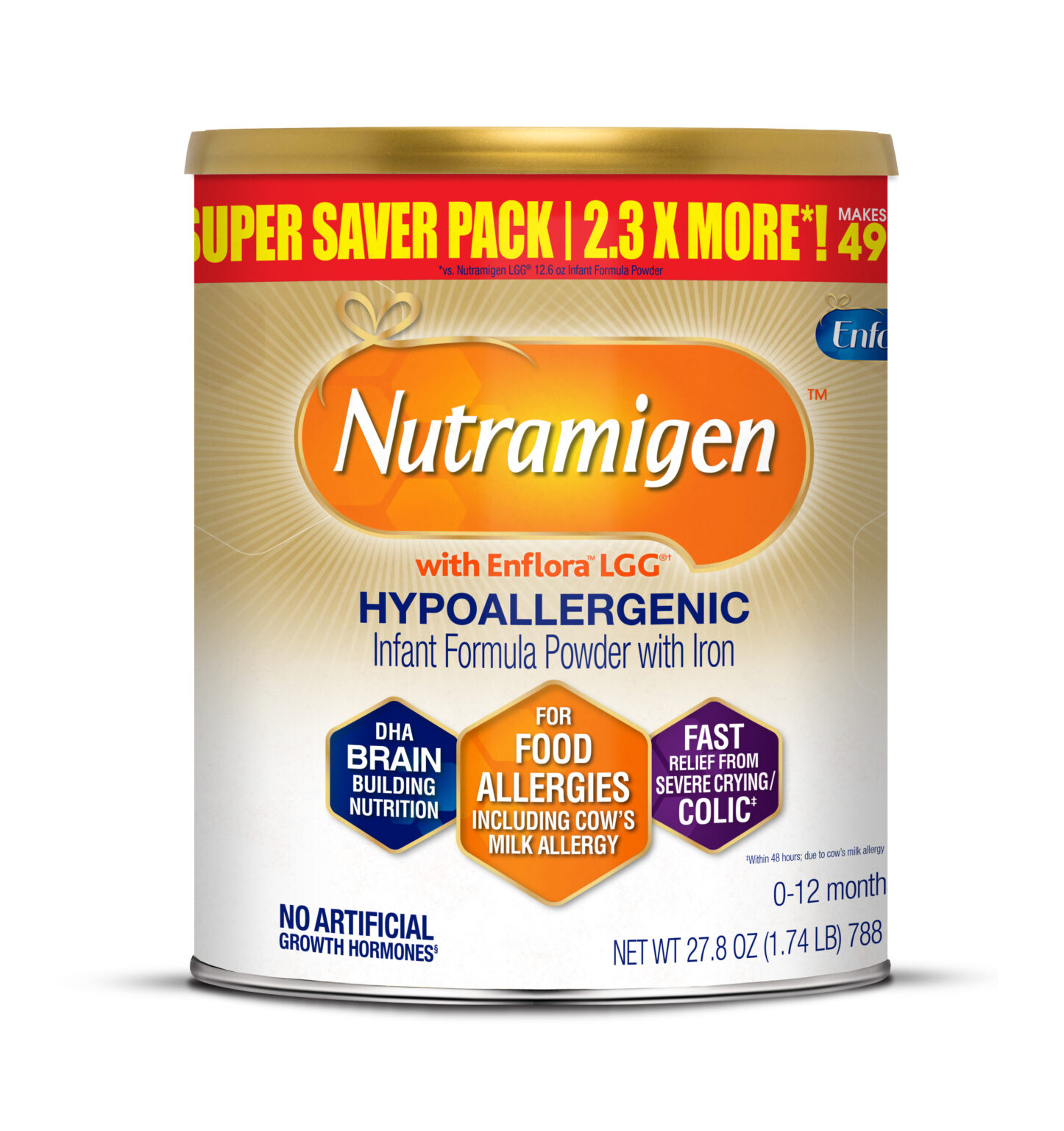 Enfamil Nutramigen with Enflora LGG Formula Powder – 27.8oz – Single