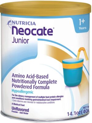 Nutricia Neocate Junior Unflavored 14.1oz Can – Case of 4