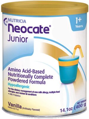 Nutricia Neocate Junior Vanilla 14.1oz Can – Case of 4